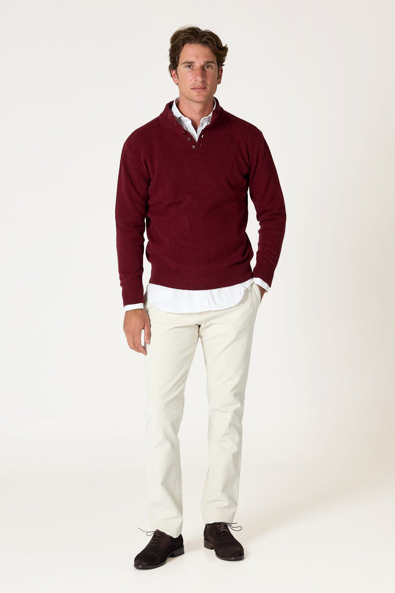 The Lambswool Botones Grana Rioja-zoom-