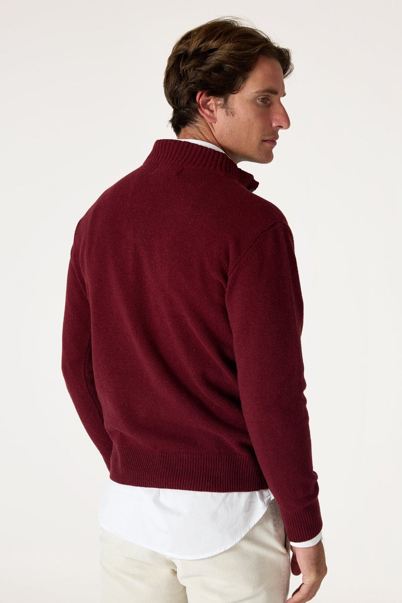The Lambswool Botones Grana Rioja-zoom-