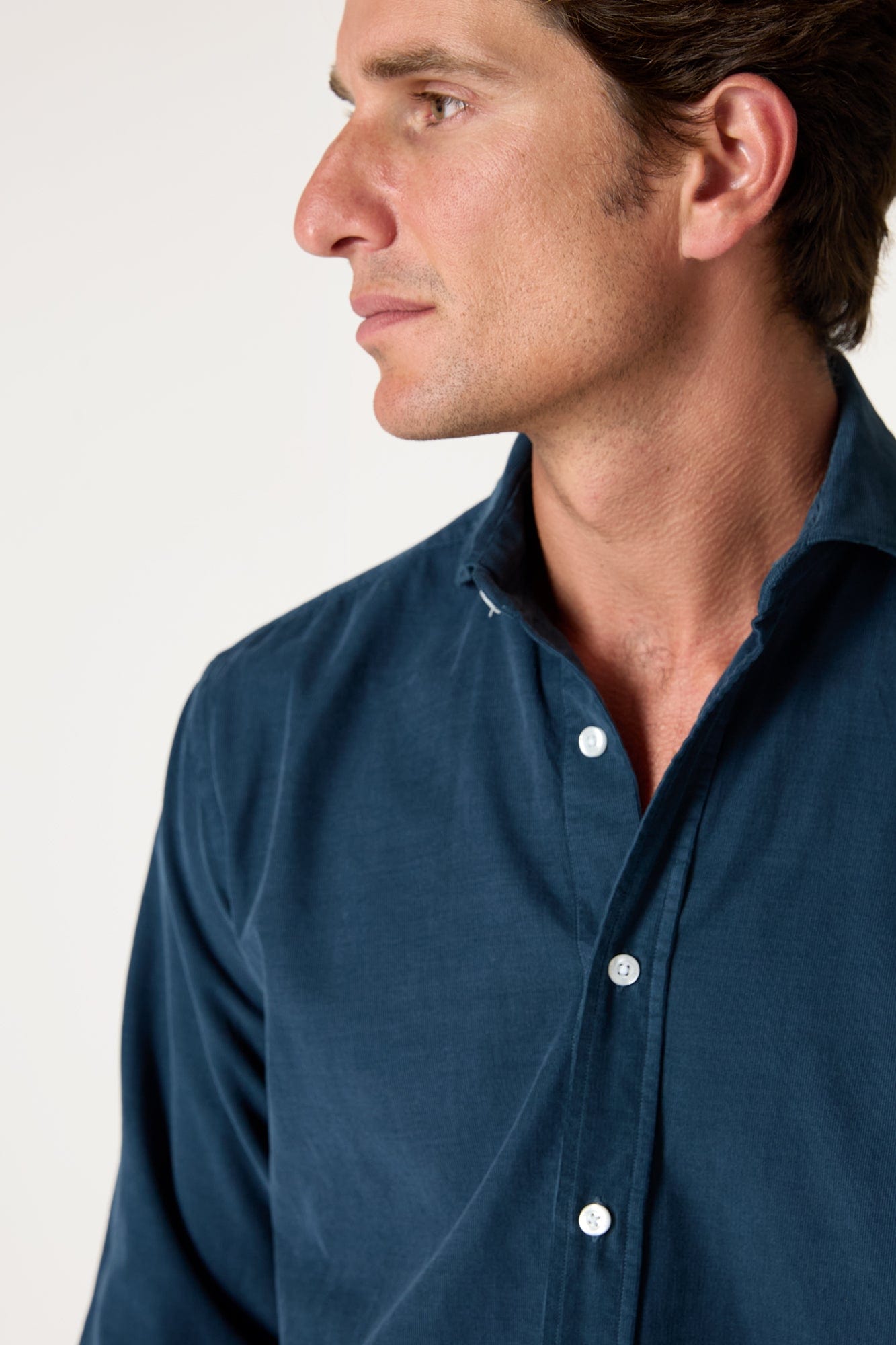 The Micropana Camisa Azul Marino-4