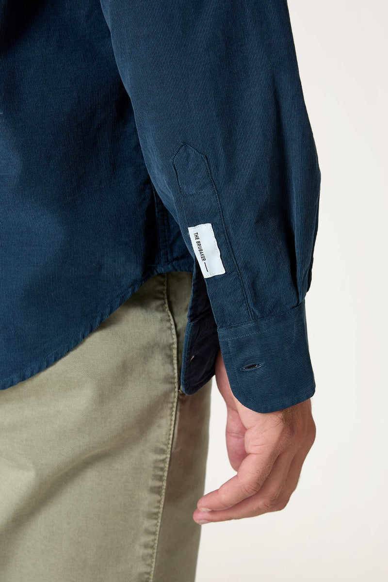 The Micropana Camisa Azul Marino-zoom-
