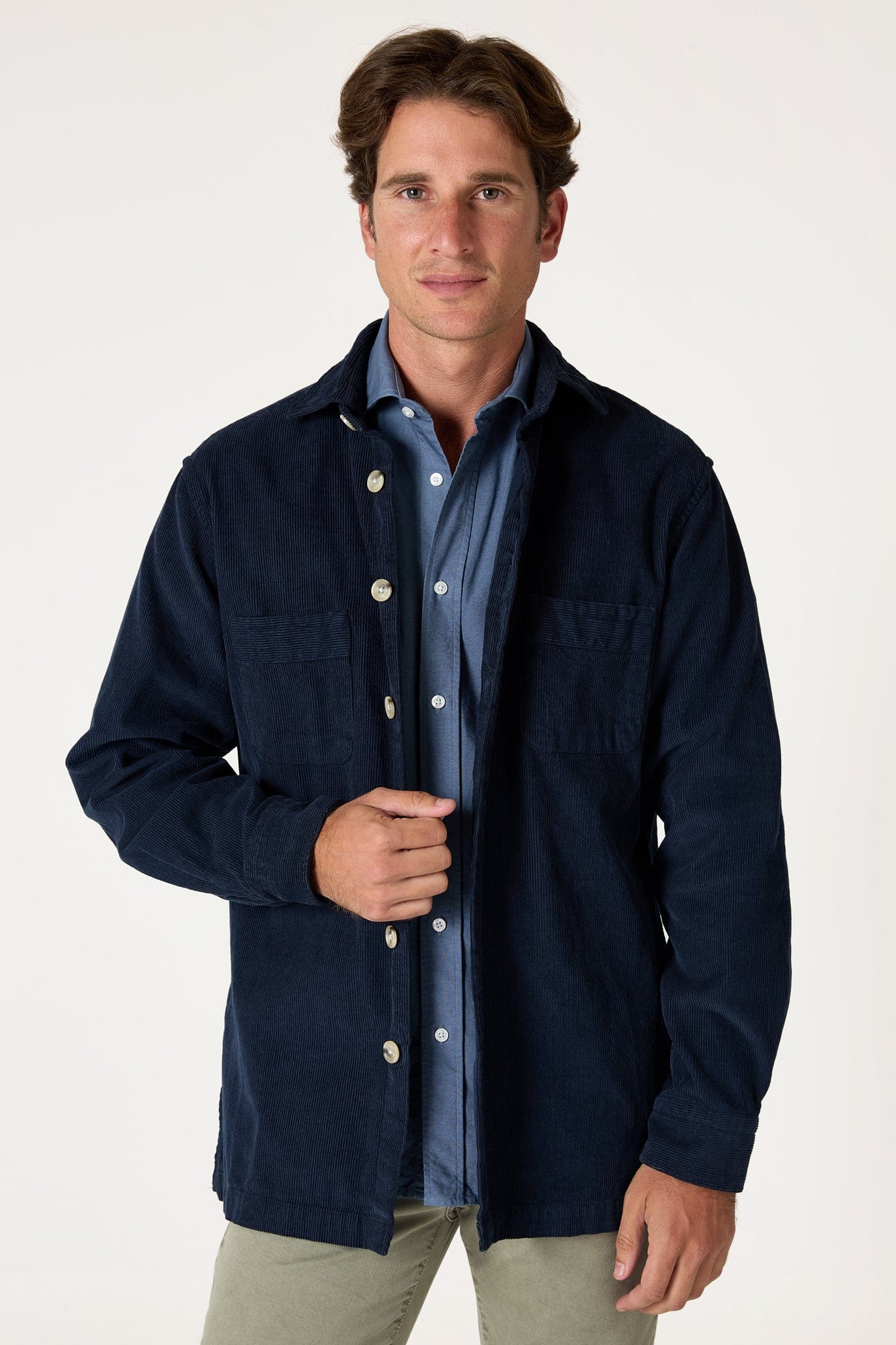 The Sobrecamisa Azul Marino