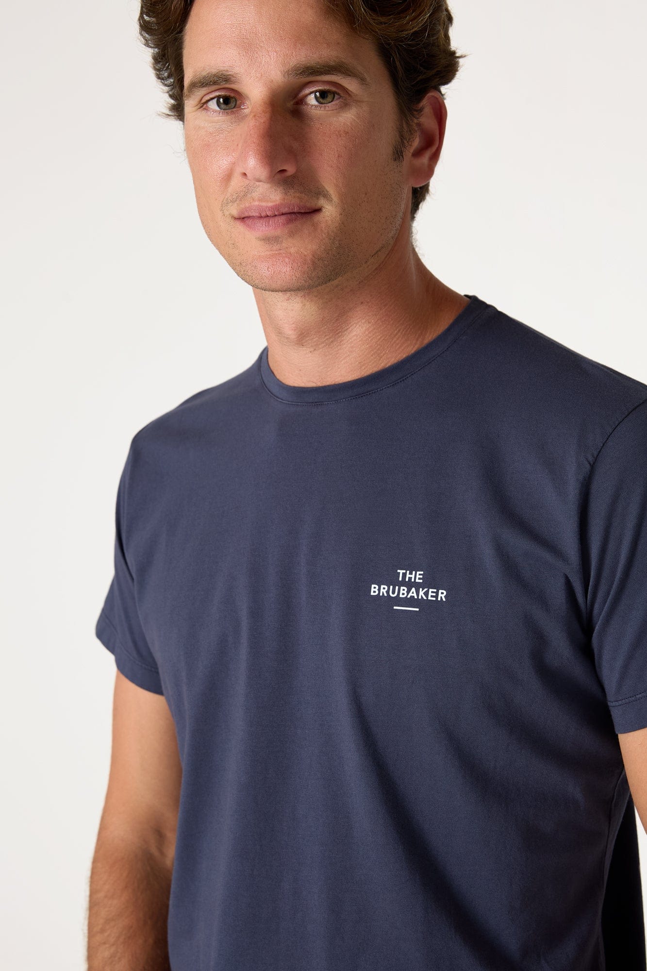 The Cotton T Shirt Azul Marino