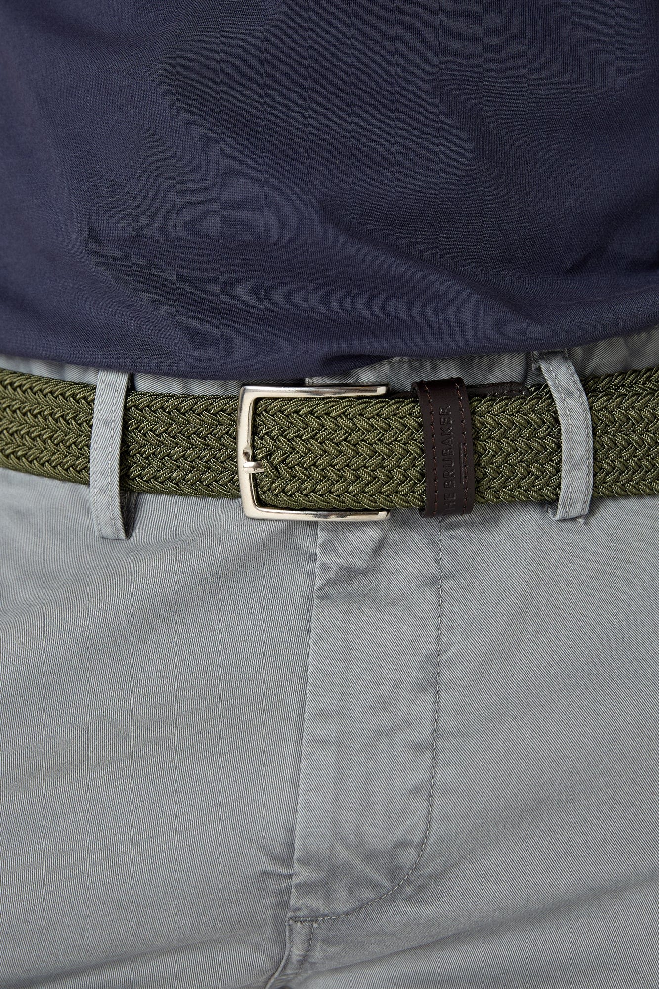 The Belt Trenzado Khaki-zoom-1