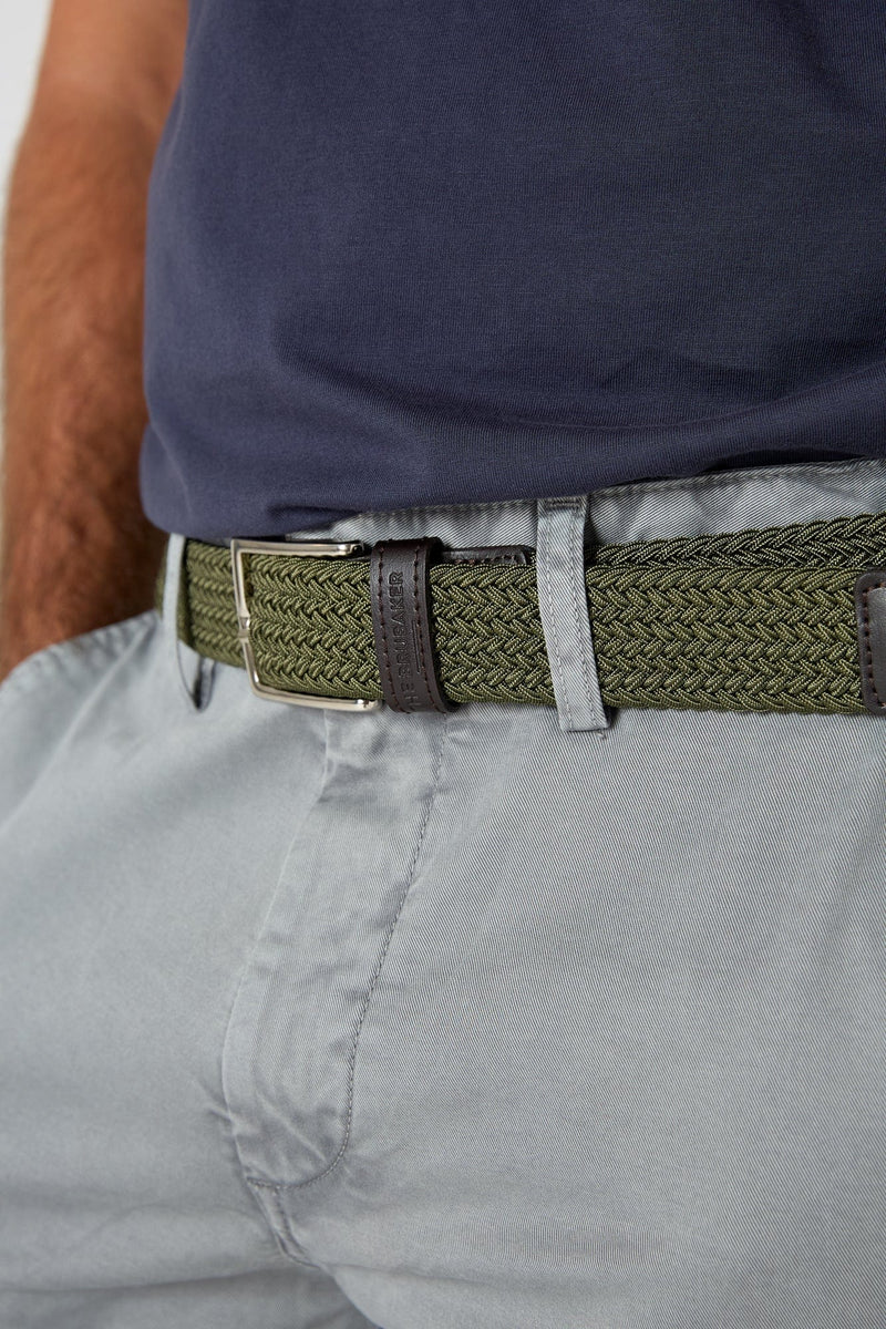 The Belt Trenzado Khaki-zoom-