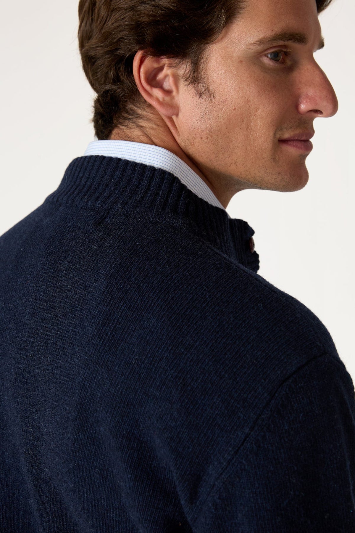 The Lambswool Botones Azul Marino-zoom-2