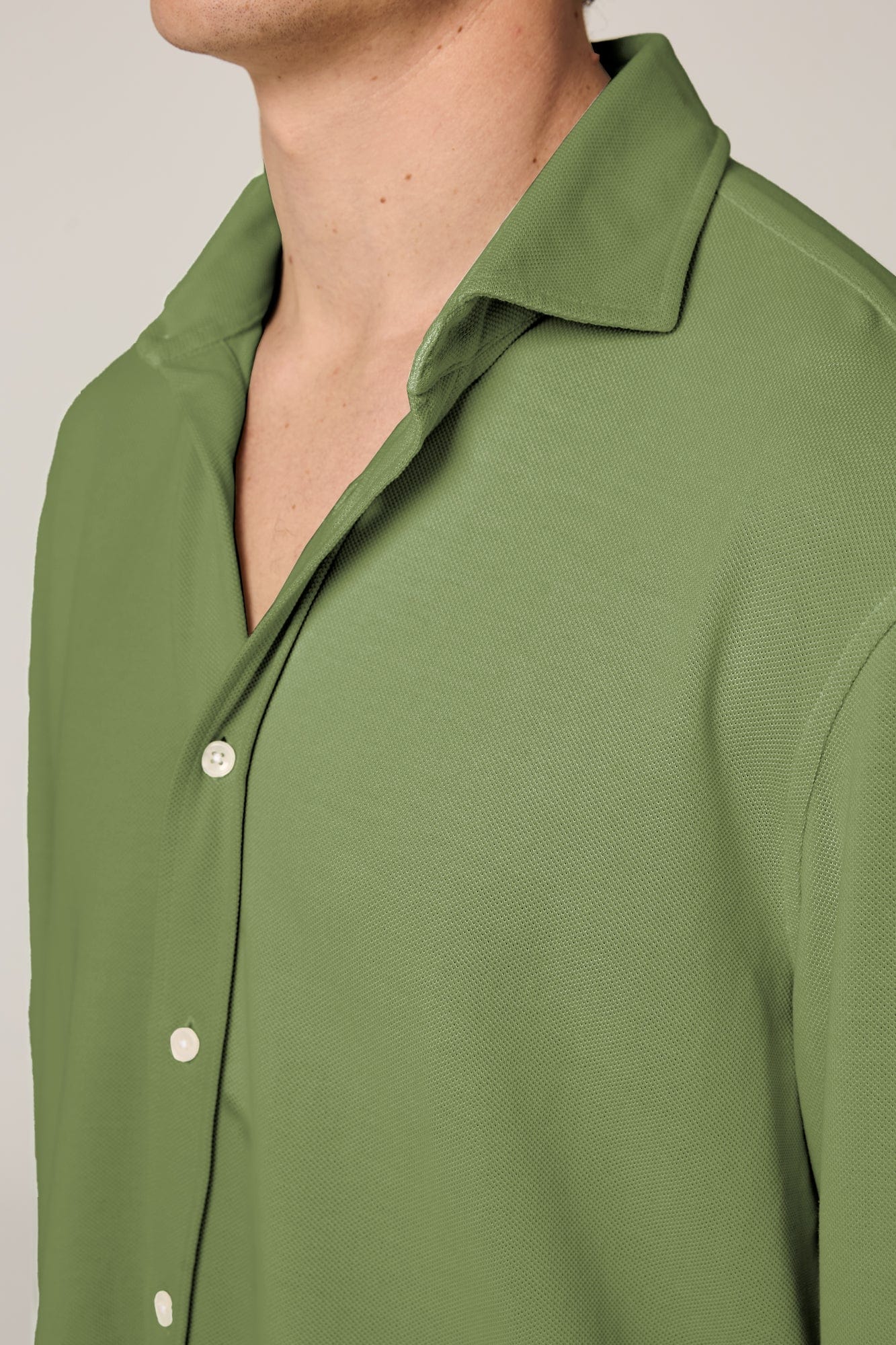 The Cotton Camisa Verde Navarra-zoom-3