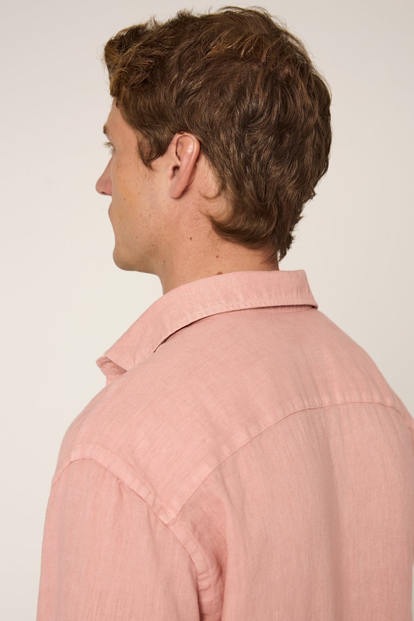 The Lino Camisa Rosa Lavado-zoom-4