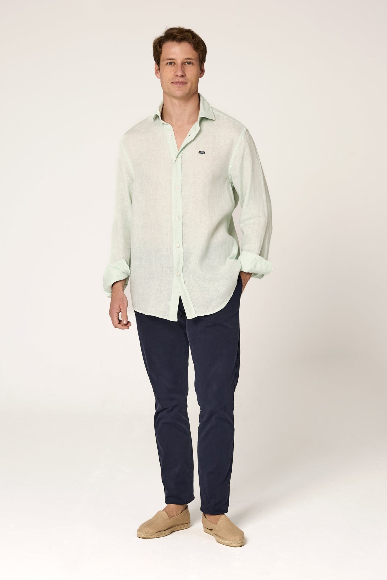 The Lino Camisa Verde Usgo-zoom-1