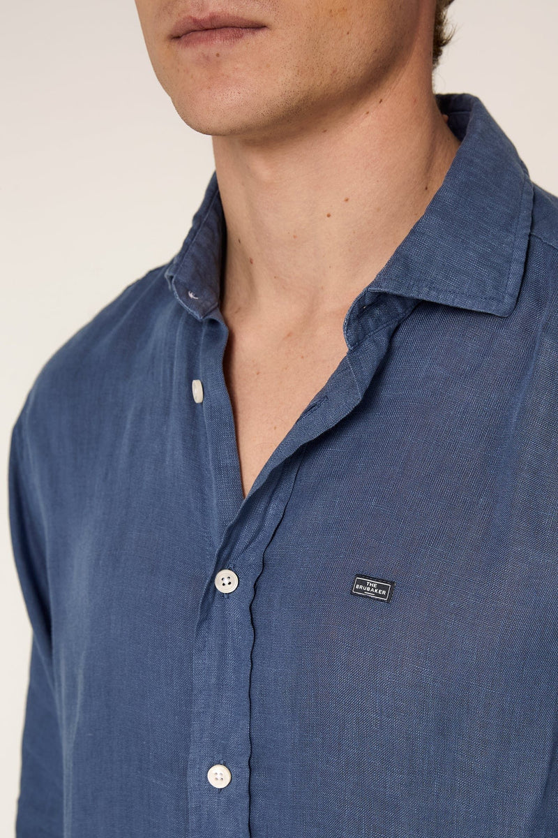 The Lino Camisa Azul Tabarca-zoom-
