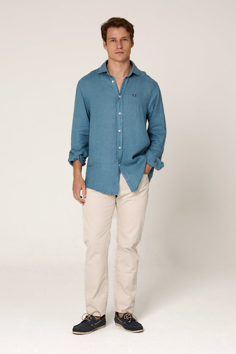 The Lino Camisa Azul Bilbao-zoom-