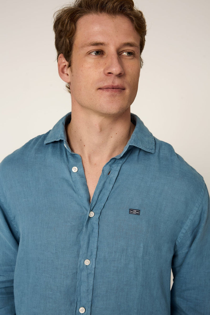 The Lino Camisa Azul Bilbao-zoom-