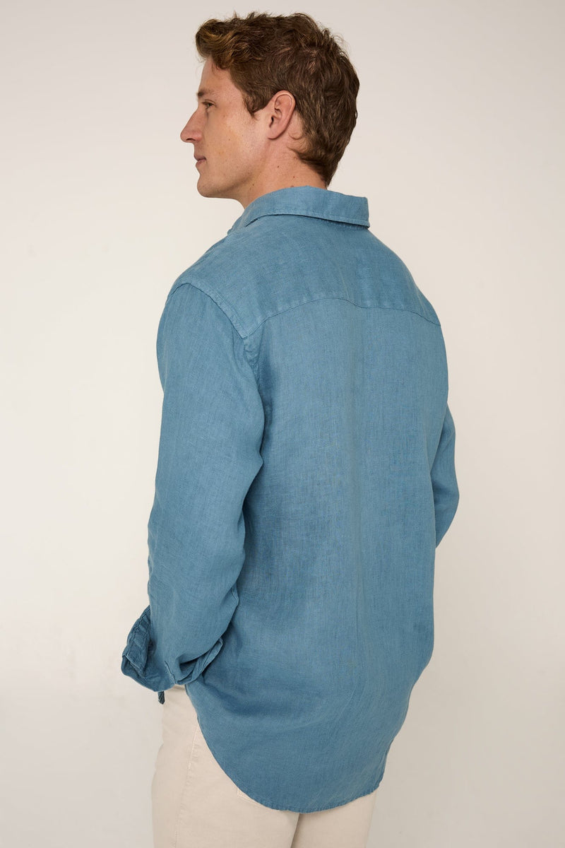 The Lino Camisa Azul Bilbao-zoom-