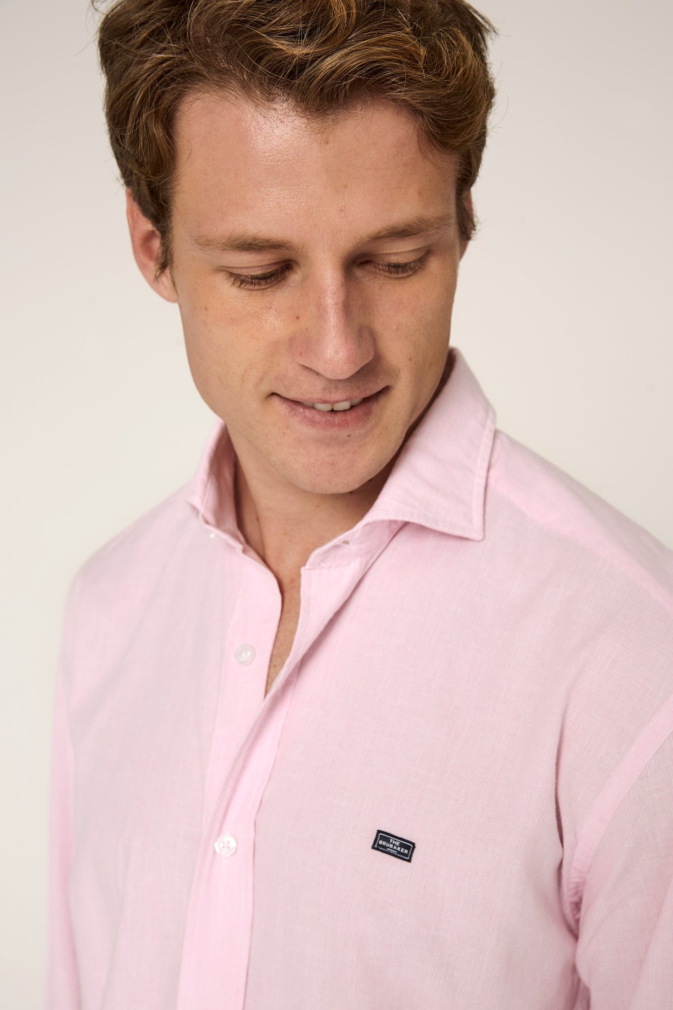 The Cotton Linen Camisa Rosa Zarza-2