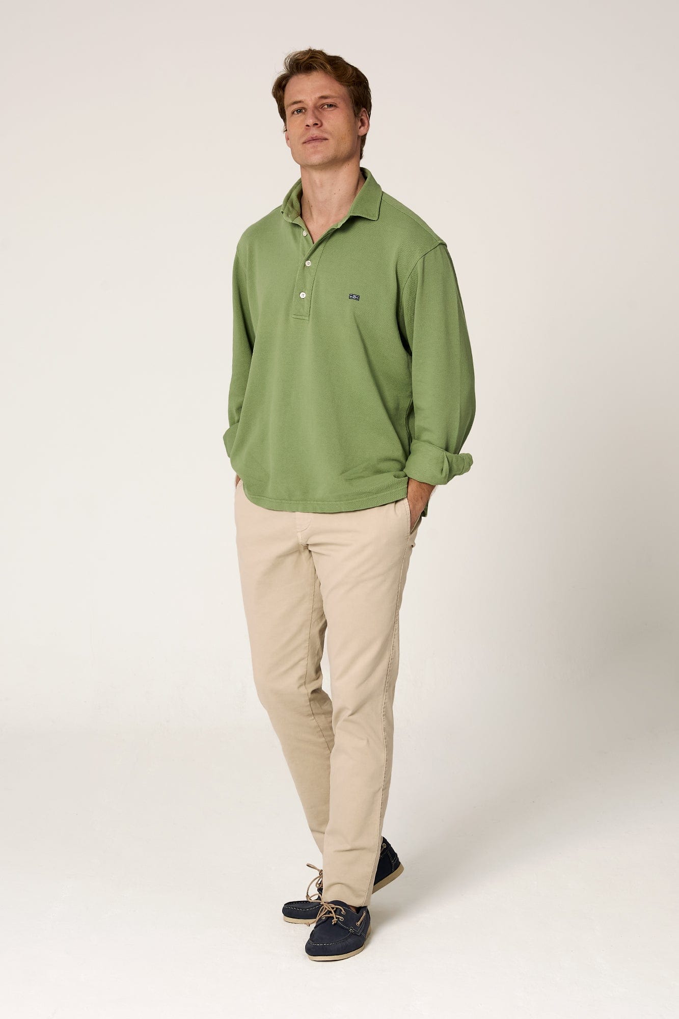 The Cotton Polera Verde Navarra-zoom-1