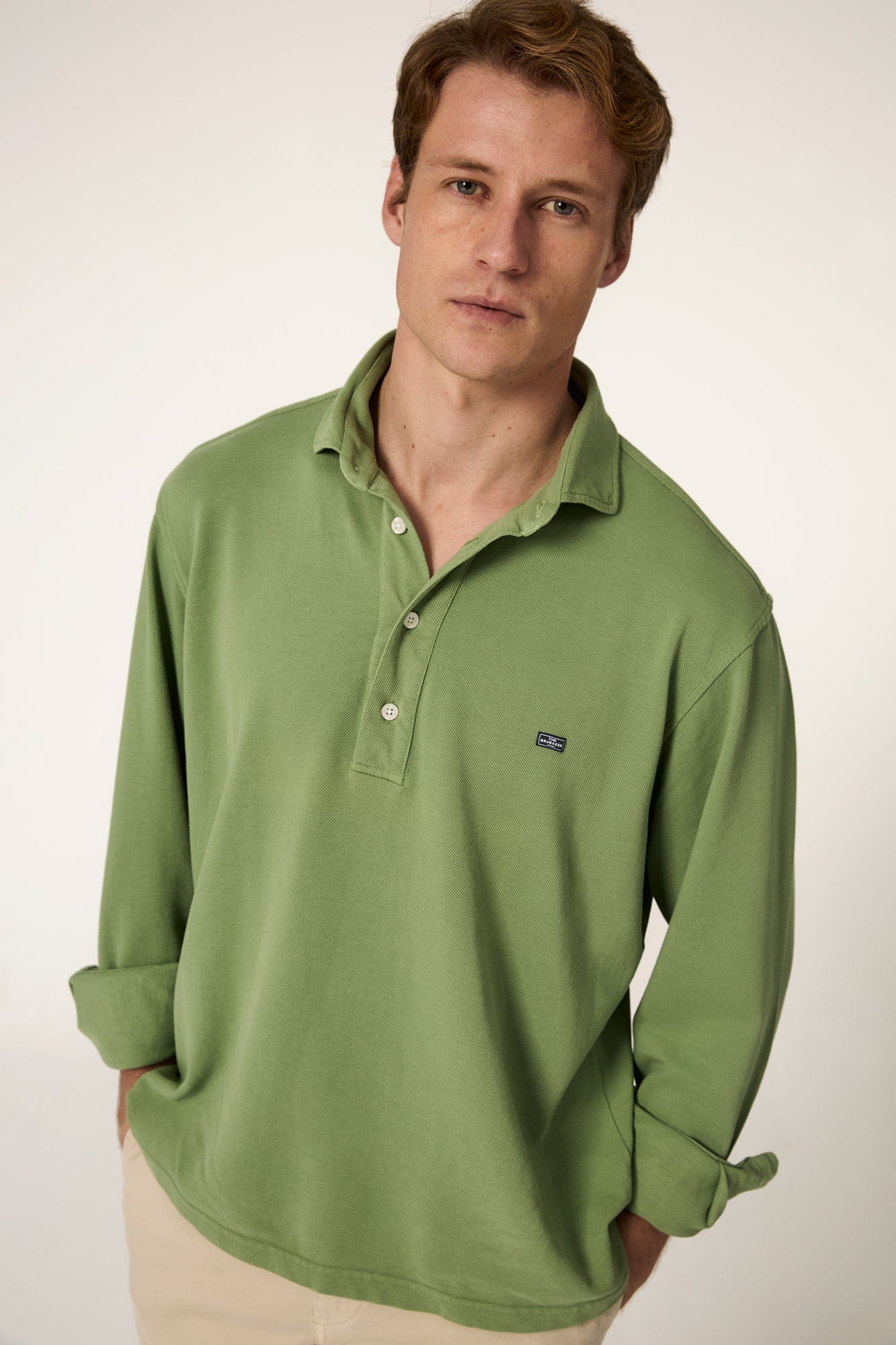 The Cotton Polera Verde Navarra