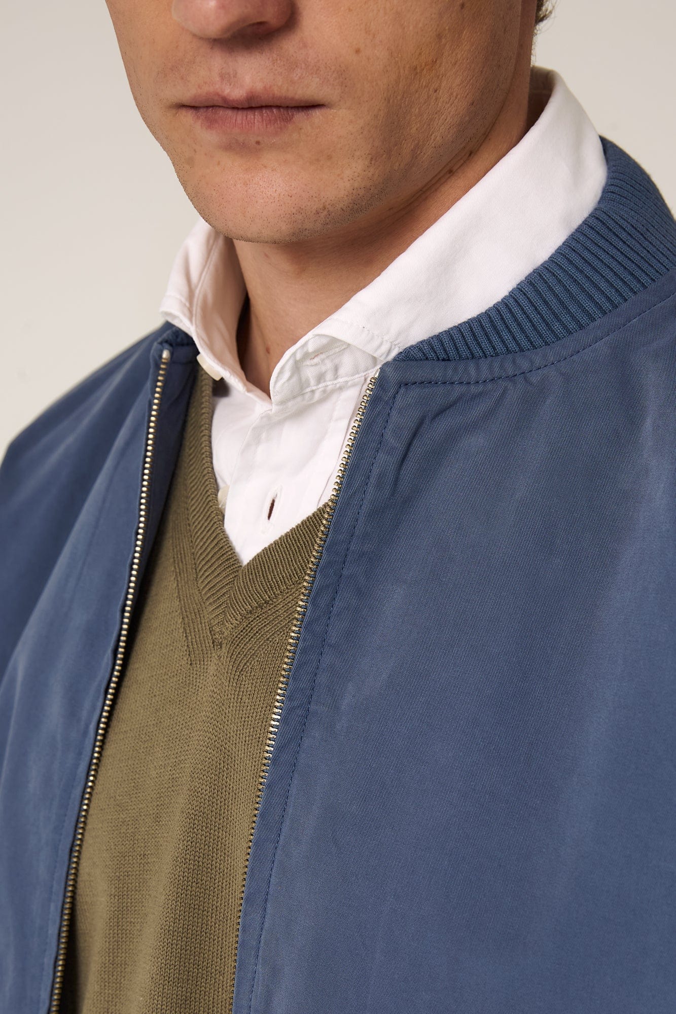 The Bomber Canvas Azul Tabarca-2