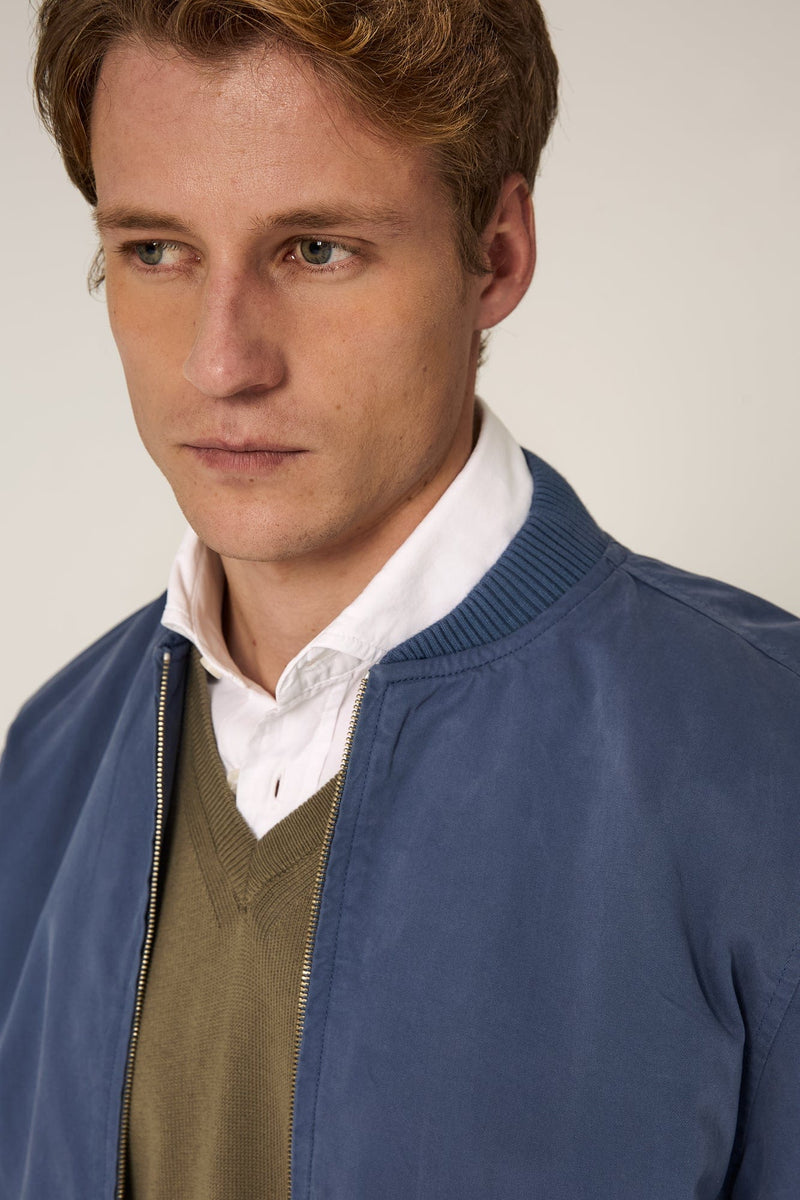 The Bomber Canvas Azul Tabarca-zoom-