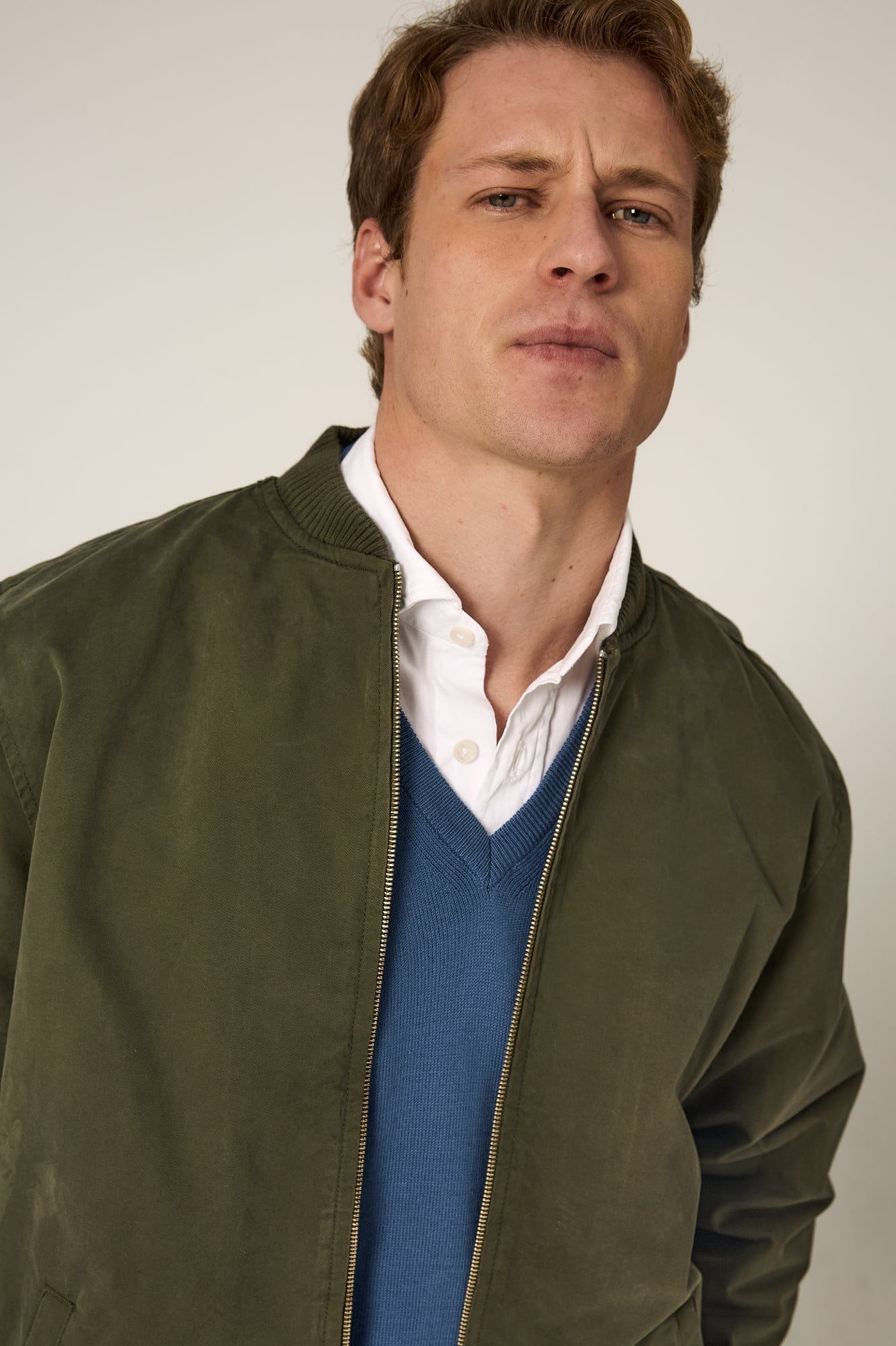 The Bomber Canvas Verde Pino-zoom-4