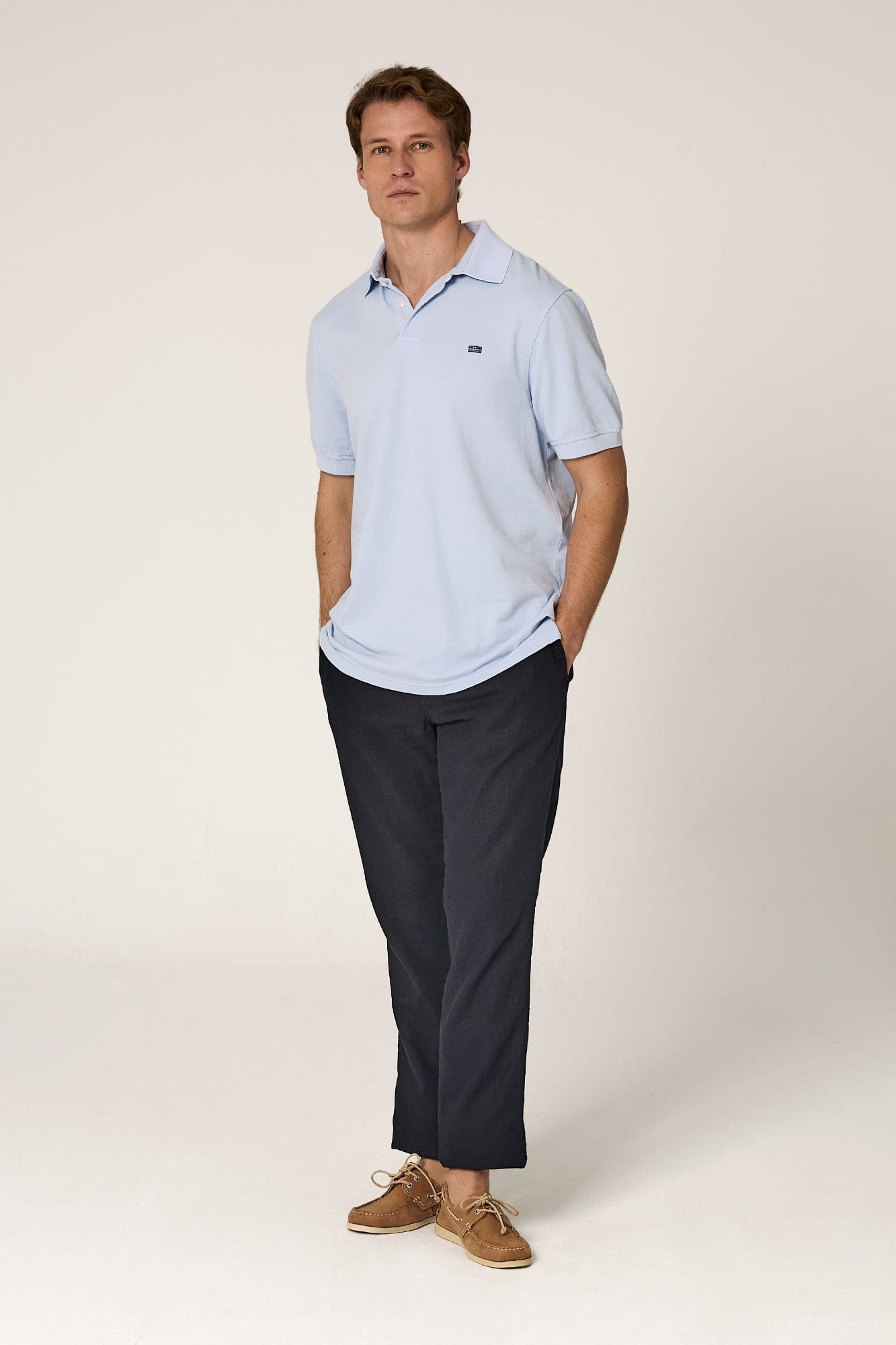 The Cotton Polo Azul Cadaqués