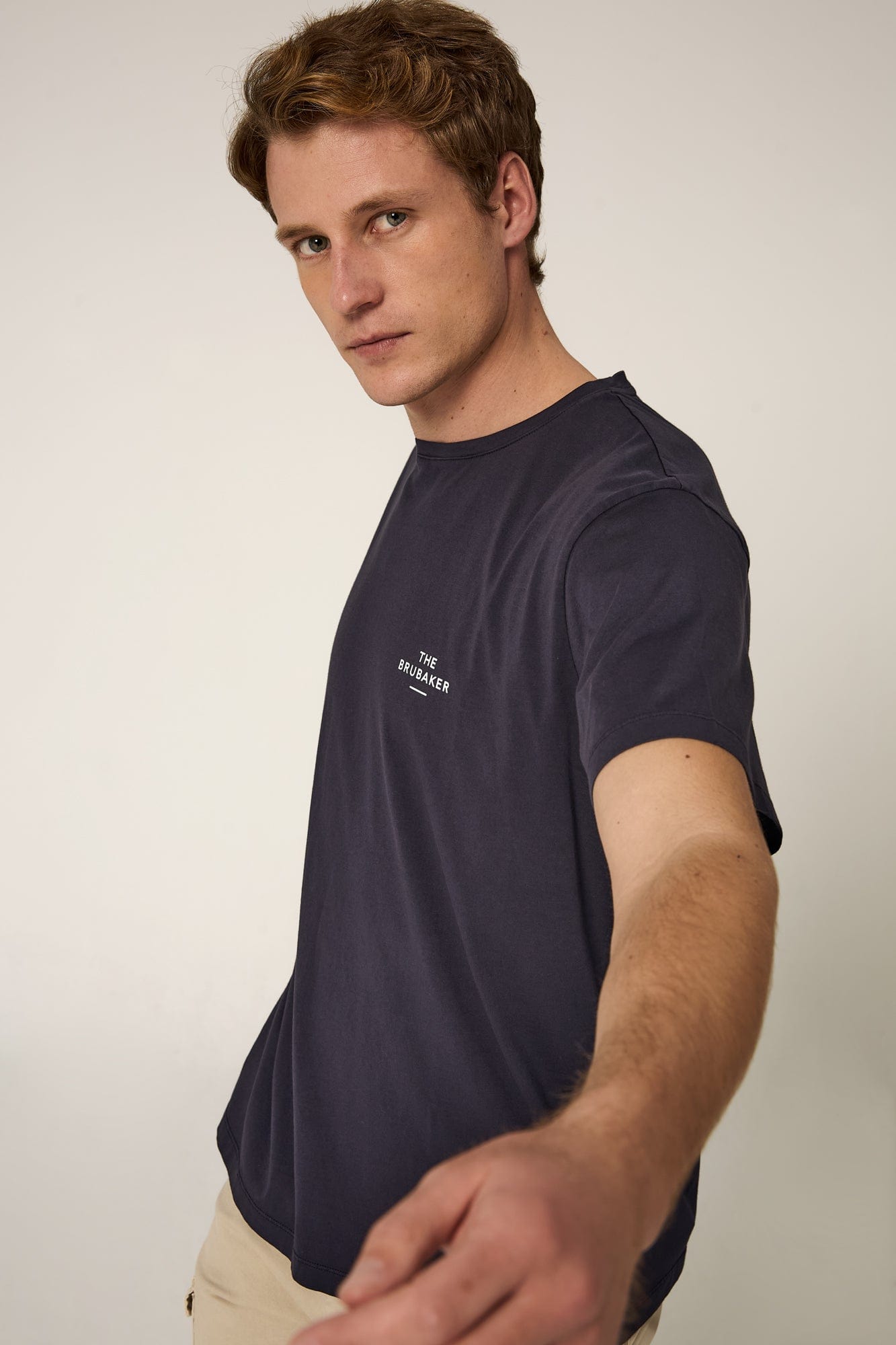 The Cotton T Shirt Azul Marino-zoom-3