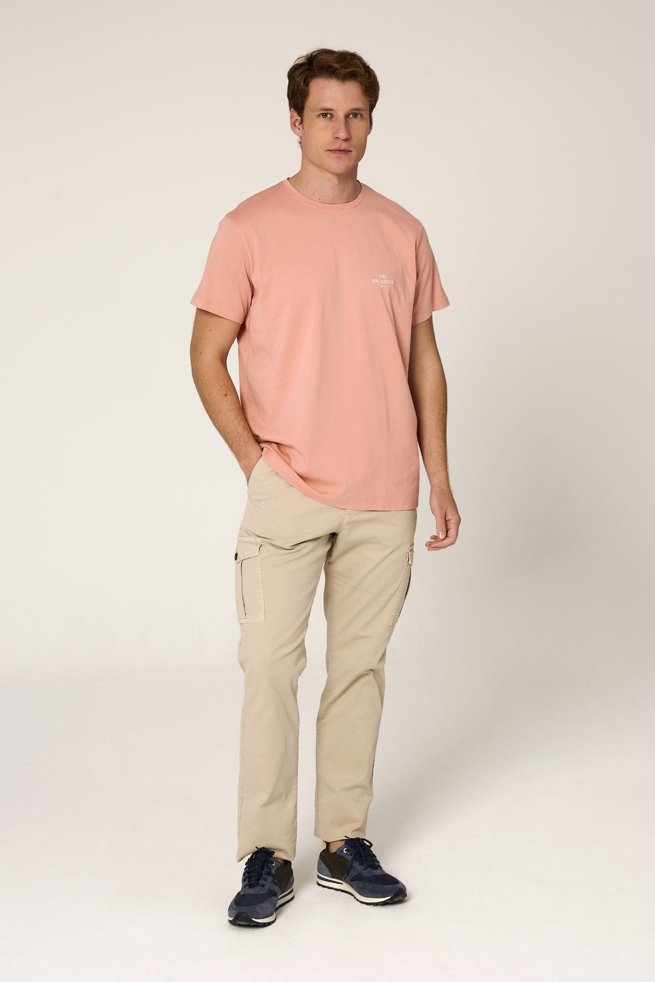 The Cotton T Shirt  Rosa Salmon-1