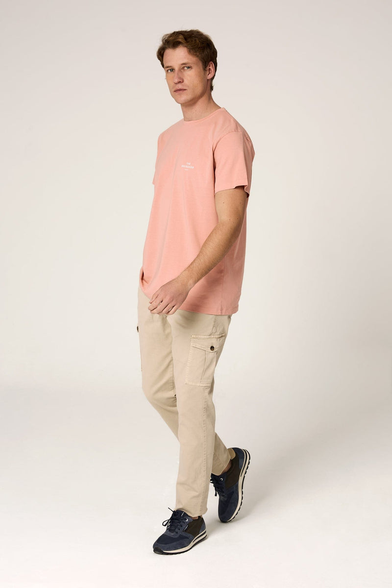 The Cotton T Shirt  Rosa Salmon-zoom-