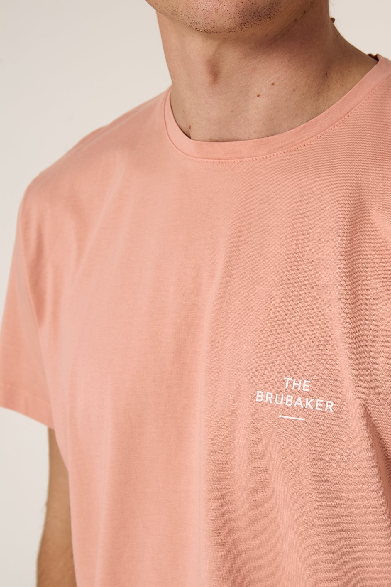 The Cotton T Shirt  Rosa Salmon-zoom-4
