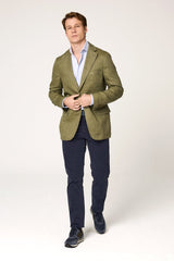 The Blazer Lino Espiga Verde