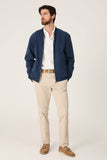 The Bomber Canvas Azul Marino