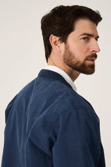 The Bomber Canvas Azul Marino