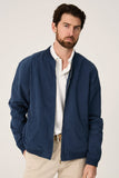 The Bomber Canvas Azul Marino