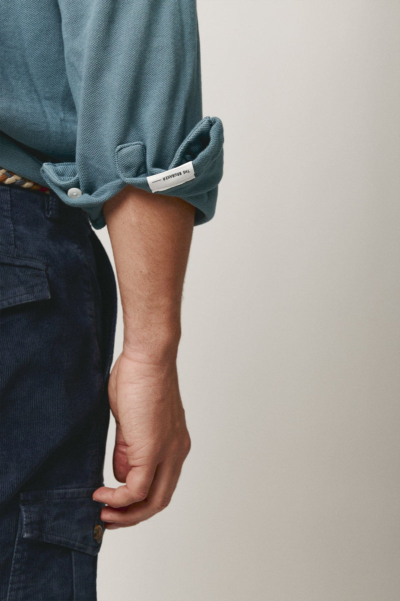 The Cotton Polera Azul Covas-zoom-