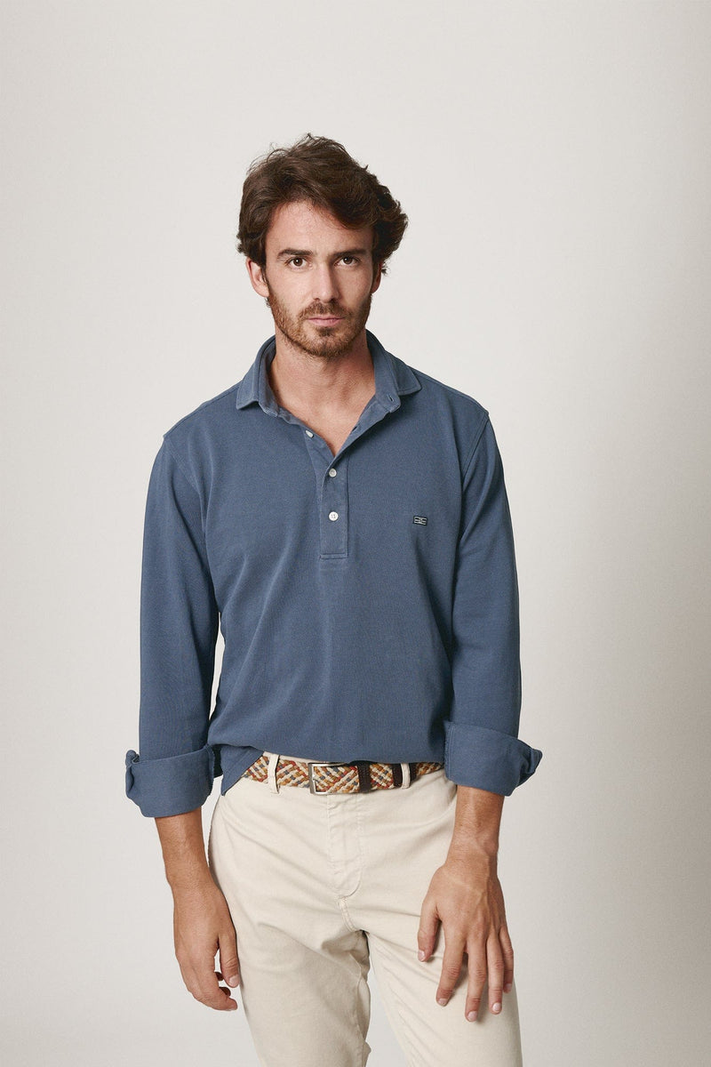 The Cotton Polera Azul Suances-zoom-