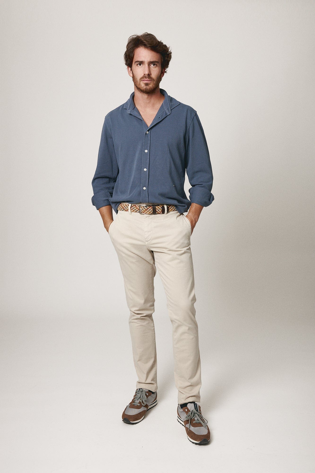 The Cotton Camisa Azul Suances-1