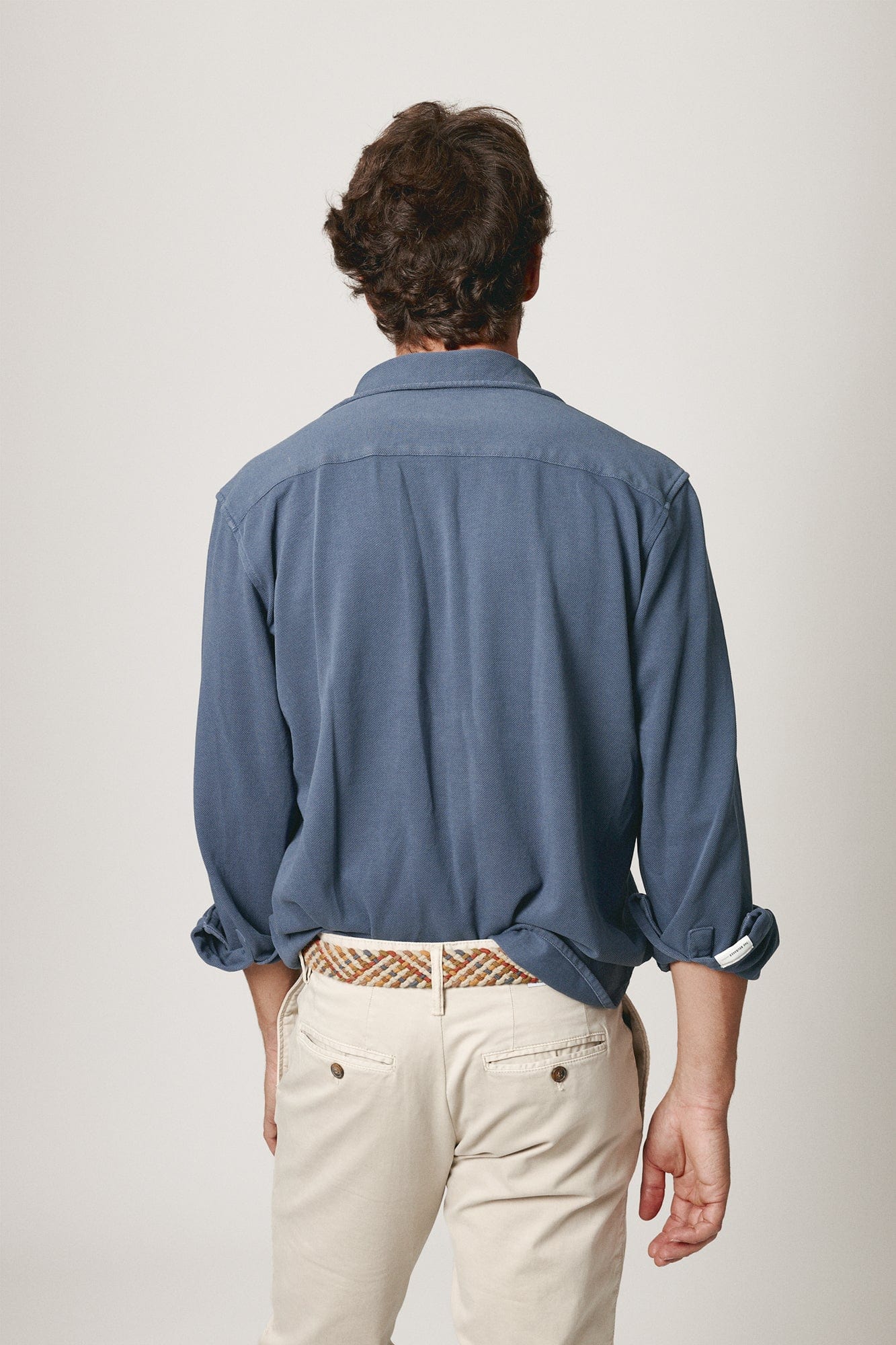The Cotton Camisa Azul Suances-3