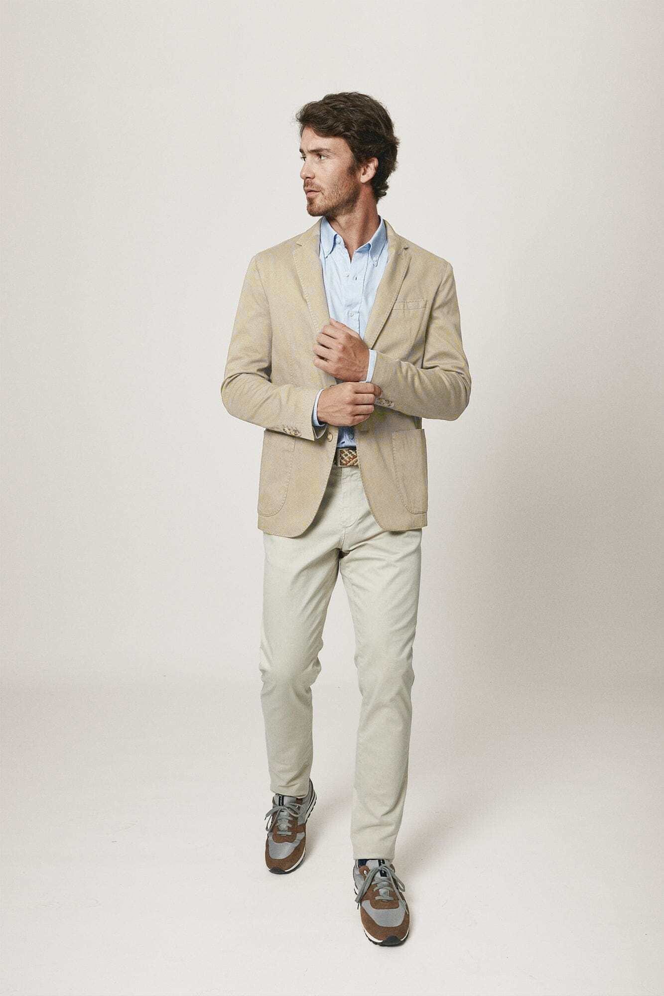 The Blazer Grainy Beige Seimeira-zoom-1