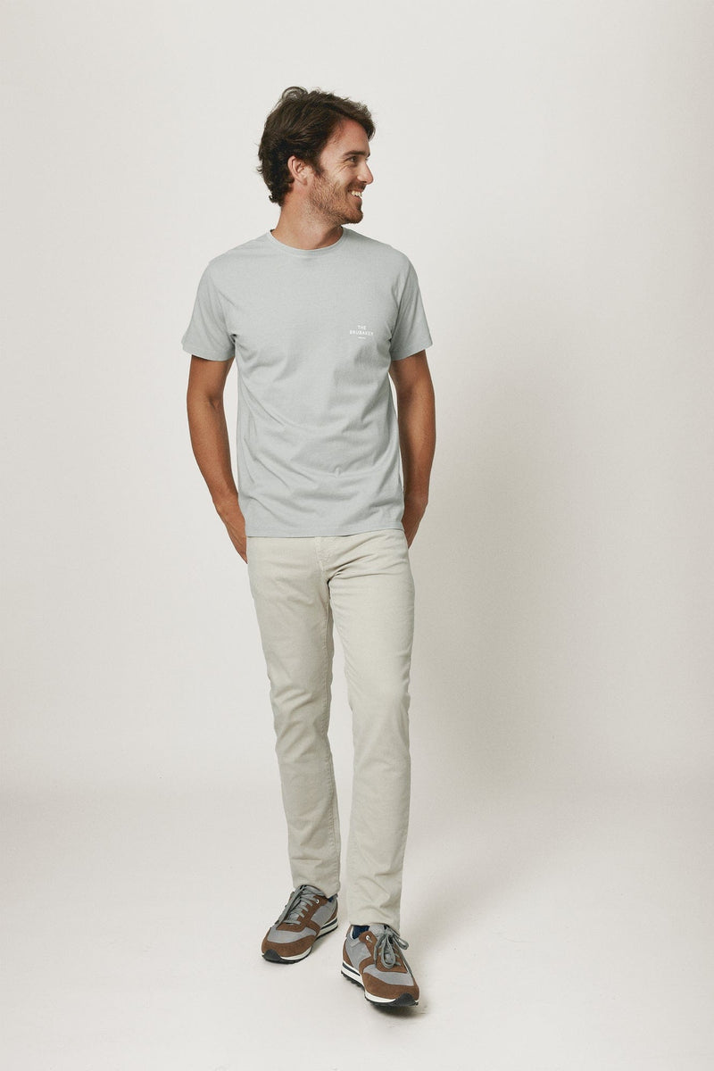 The Cotton T Shirt Gris Lugo-zoom-