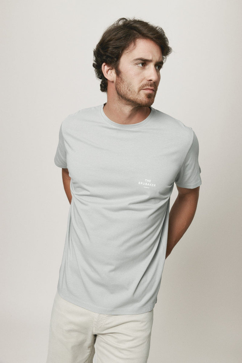 The Cotton T Shirt Gris Lugo-zoom-