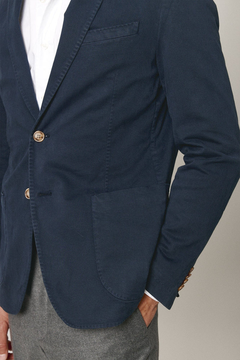 The Gabardina Azul Marino-zoom-