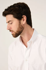 The Oxford Blanco Button Down