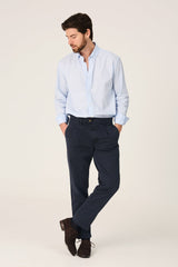 The Popelin Azul Liso