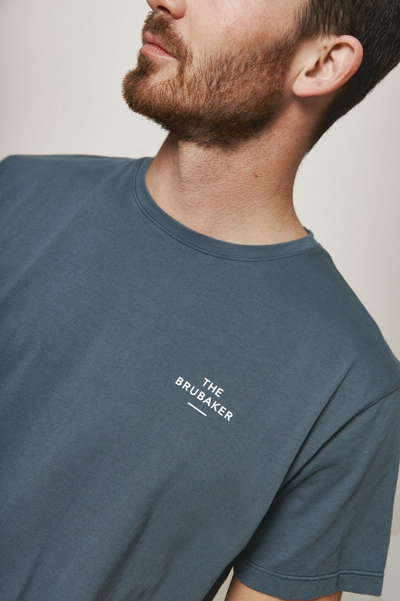 The Cotton T Shirt Azul Tenerife-zoom-