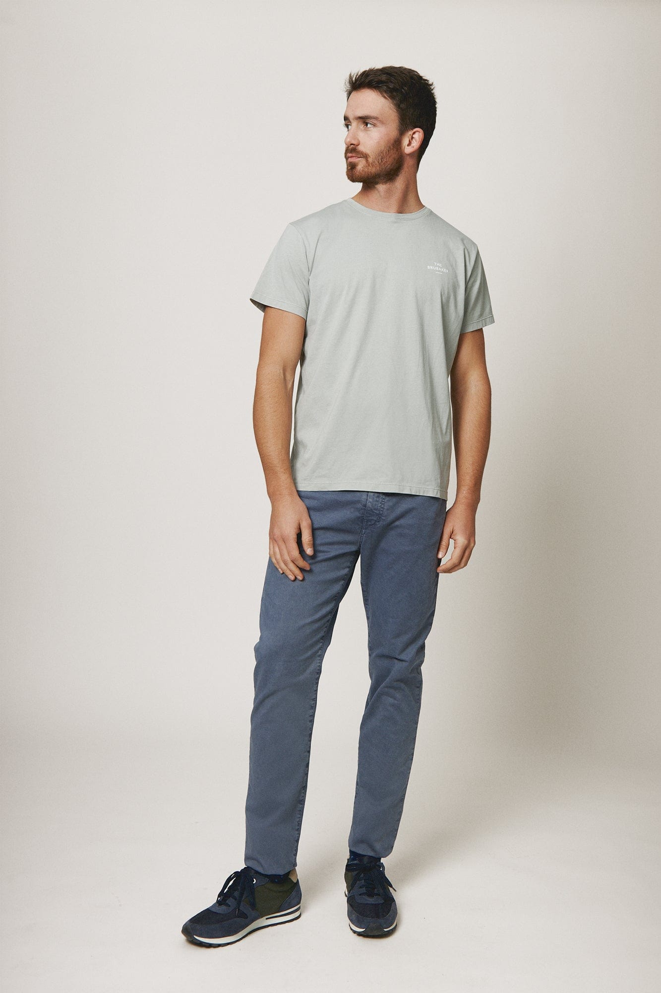 The Cotton T Shirt Gris Lugo-zoom-1
