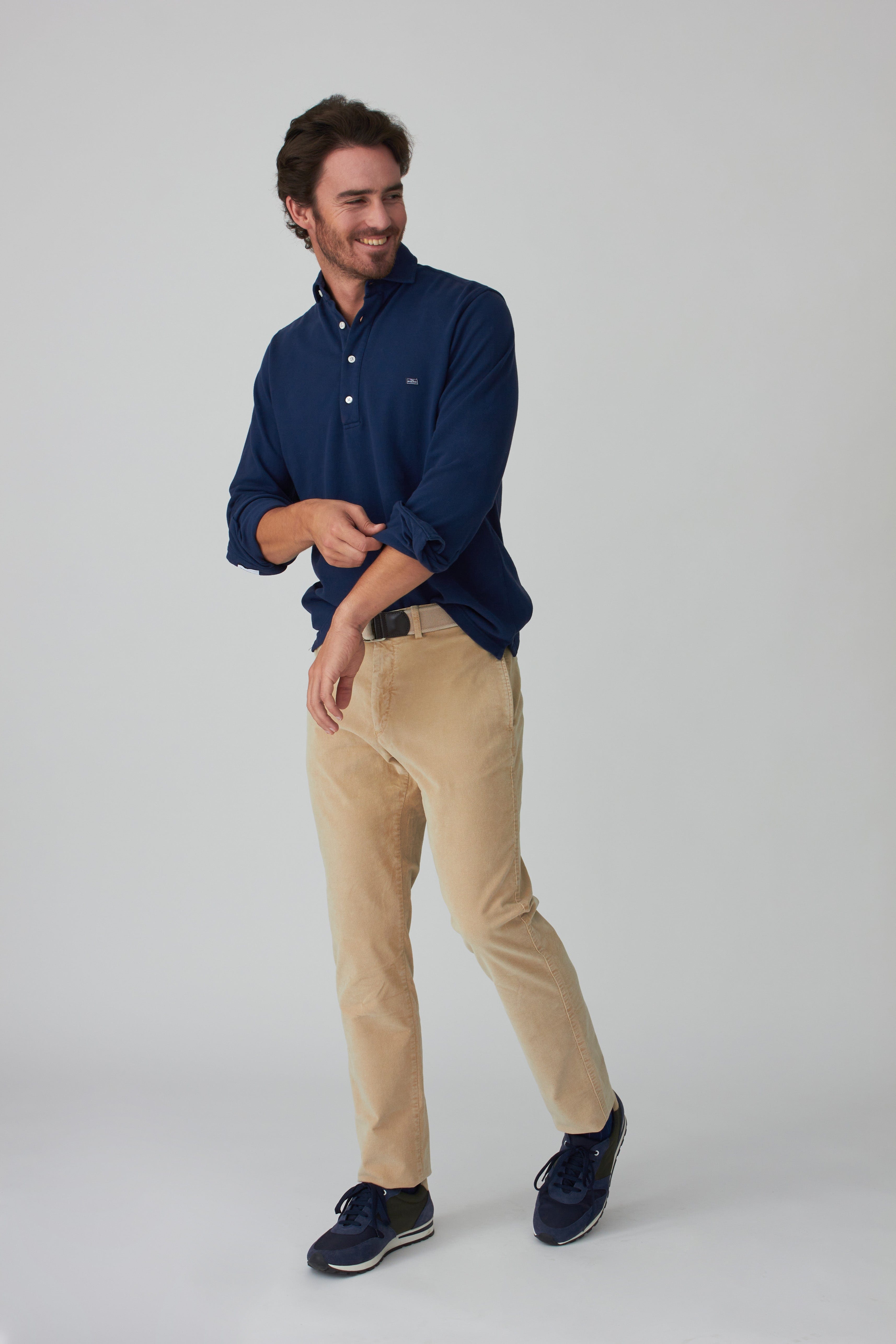 The Cotton Polera Azul Marino-zoom-1