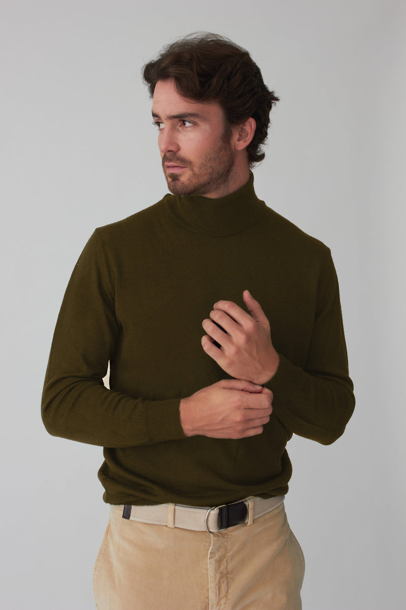 The Merino Cisne Verde Oscuro-zoom-