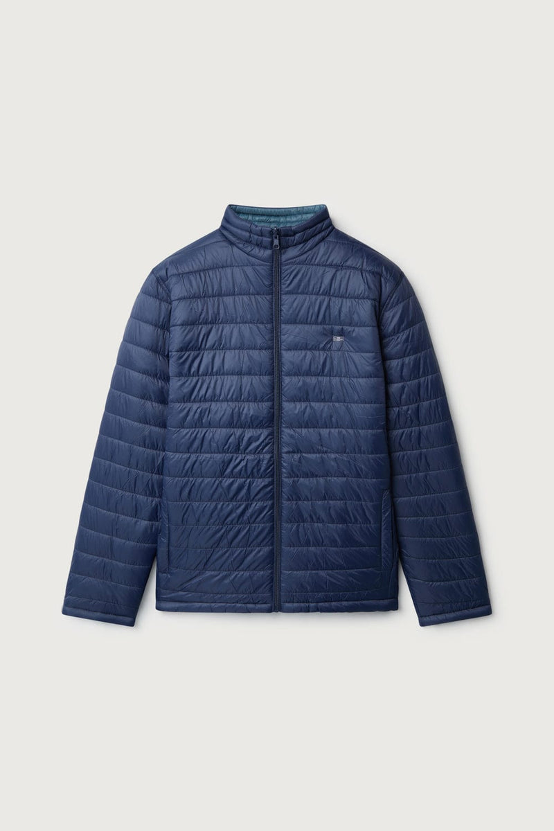 The Chaqueta Acolchada Azul y Verde-zoom-