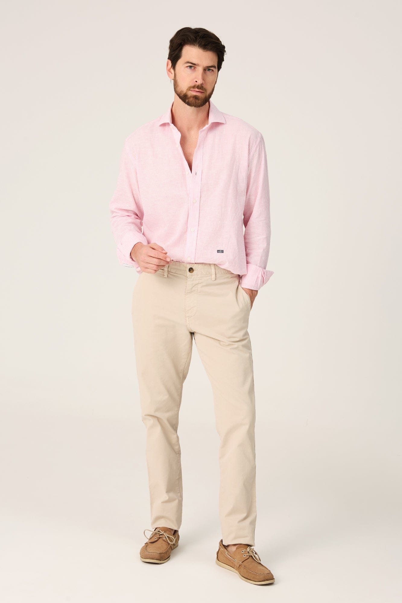 The Cotton Linen Camisa Raya Rosa-zoom-1