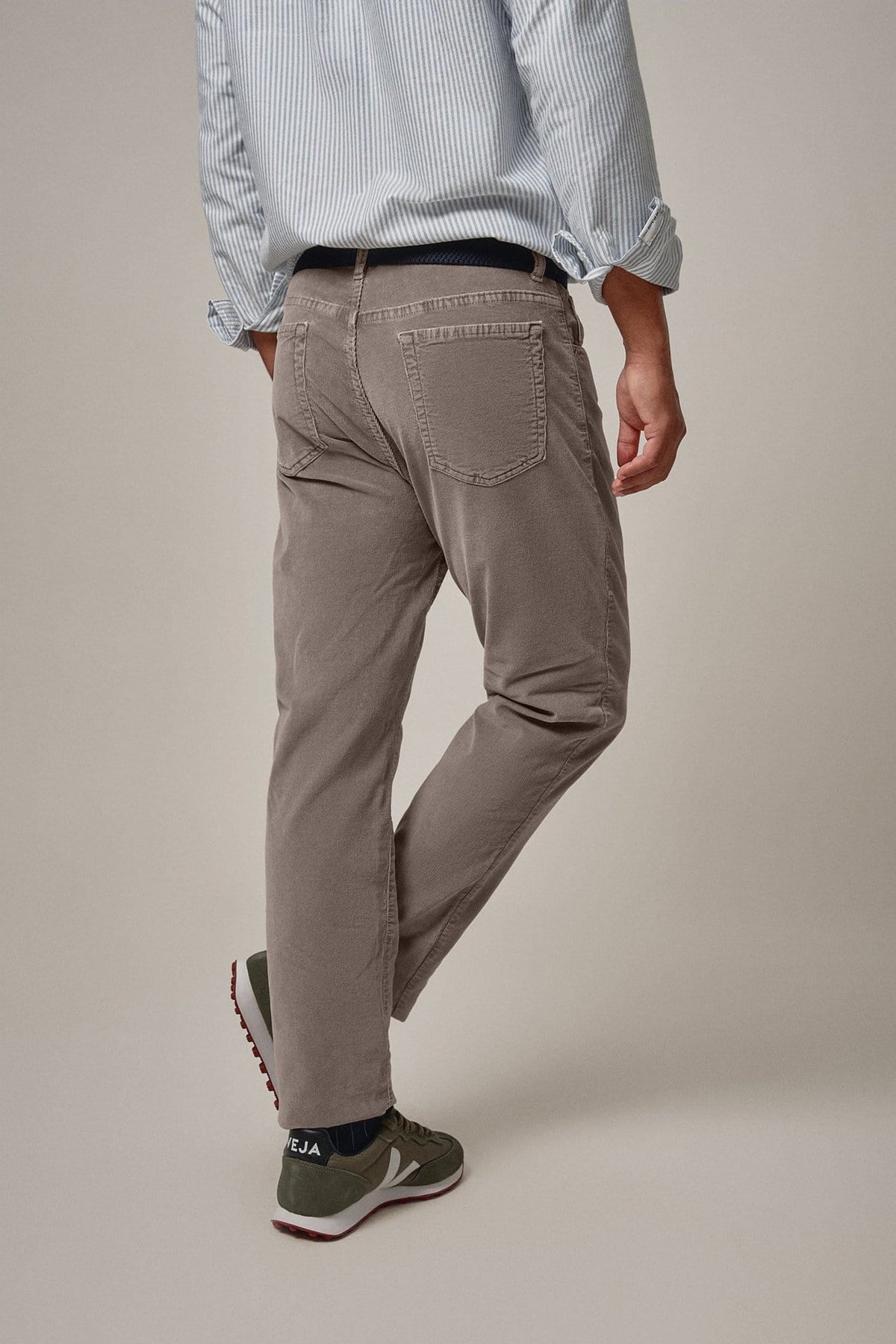 The 5 Pocket Micropana Gris Marrón-1
