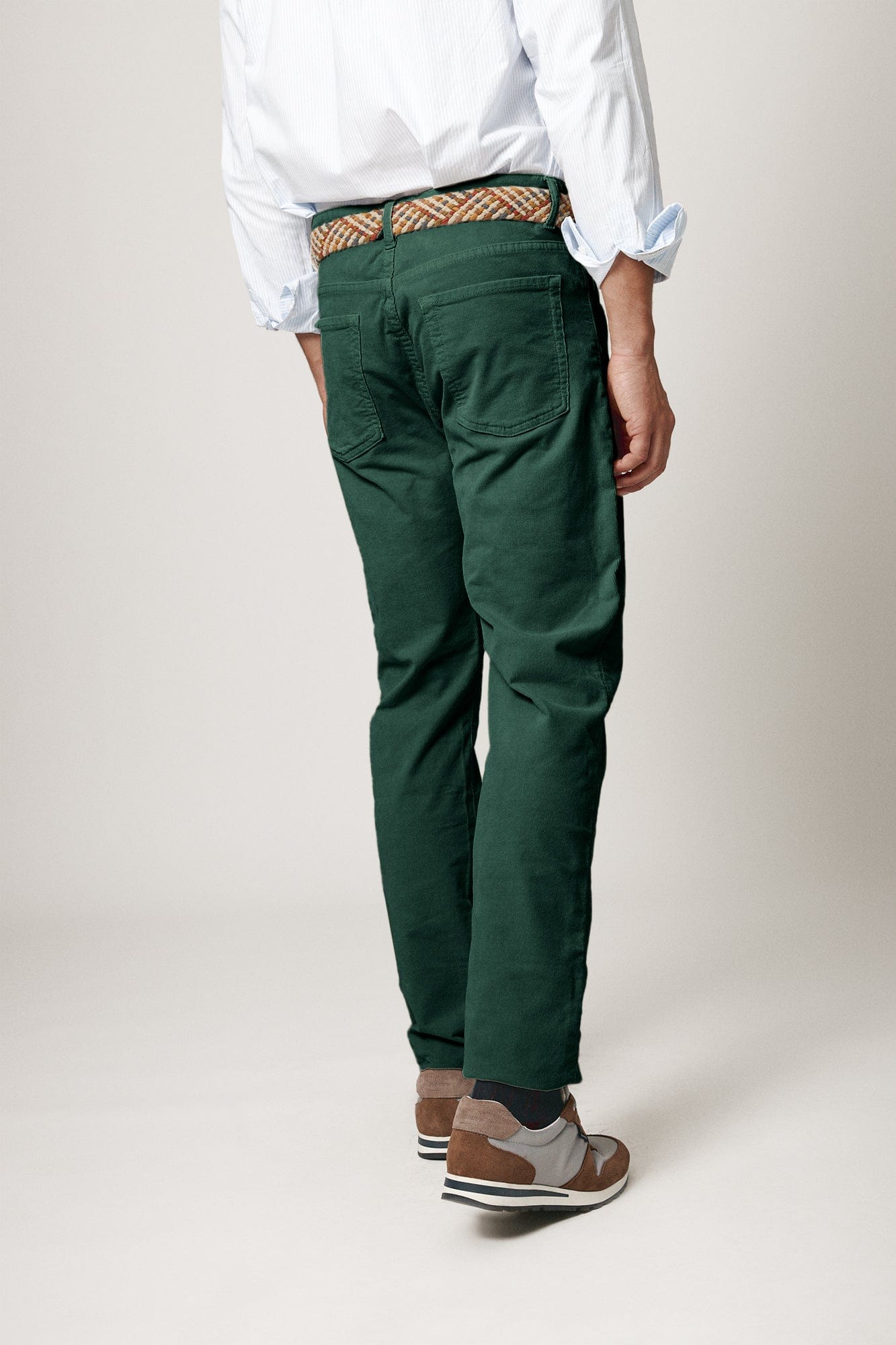 pantalon micropana verde BRUBAKER