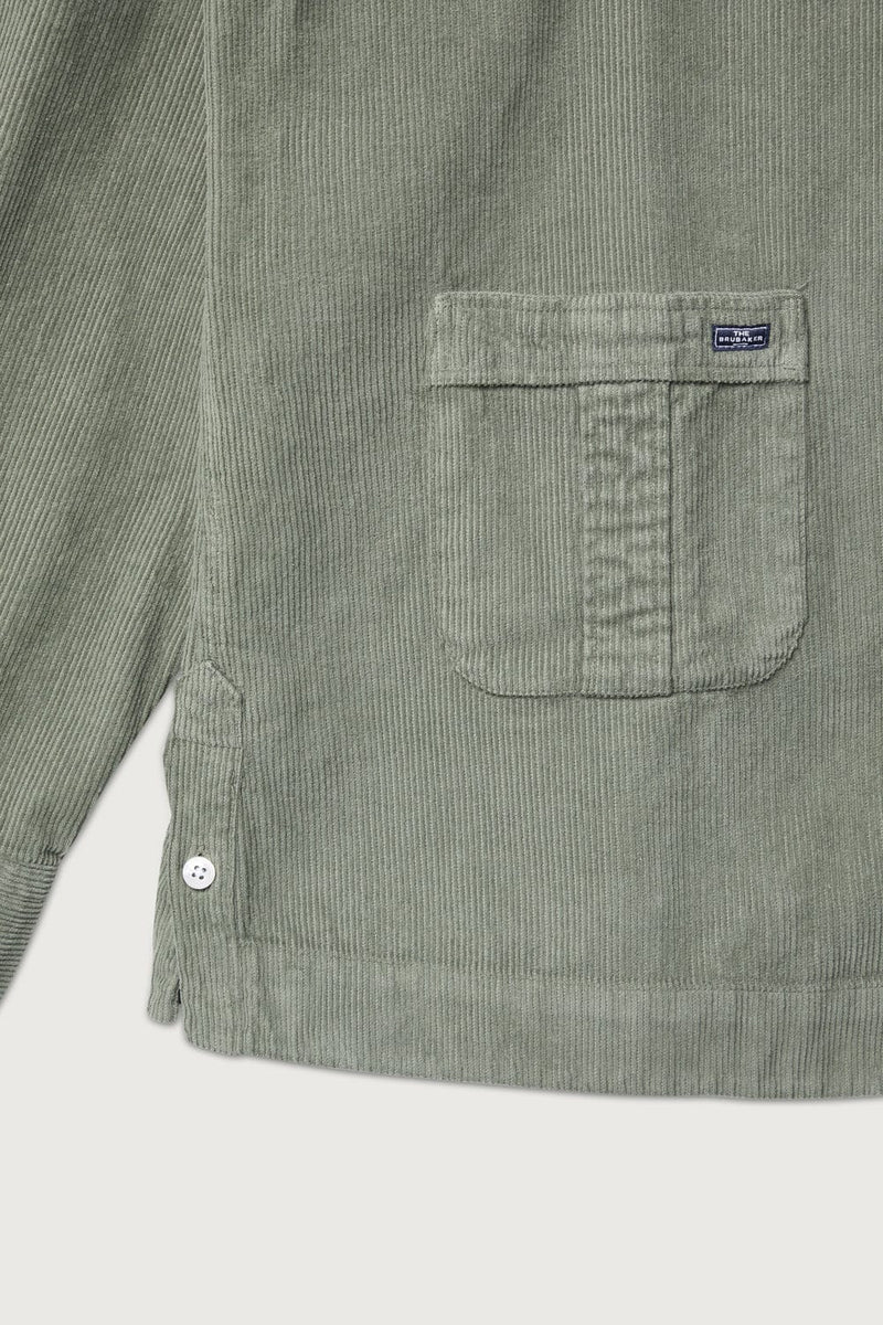 The Sobrecamisa Pana Verde Musgo-zoom-
